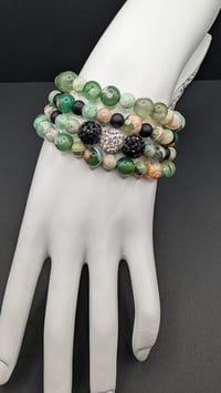 Image 2 of Emerald Forest Bracelet Stack