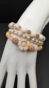 Image 1 of Outlander Inspired "Sunlit Highlands" Bracelet Stack