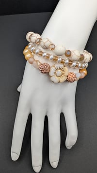 Image 2 of Outlander Inspired "Sunlit Highlands" Bracelet Stack