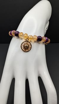 Image 2 of Rapunzel Inspired "Golden Sun" Bracelet