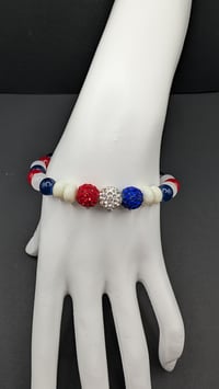 Image 1 of Patriotic Sparkle Bracelet