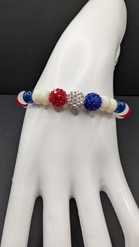 Image 2 of Patriotic Sparkle Bracelet