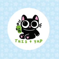 Image 1 of This and Yap Pin back Button