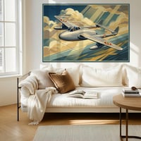 Image 7 of DH-100 Vampire Stampa Fine Art in stile vintage 