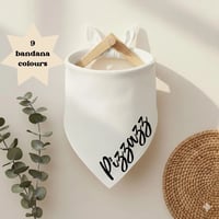 Image 2 of Personalised Name Pet Bandana