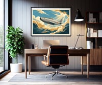 Image 5 of AERFER Sagittario II Stampa Fine Art in stile vintage 