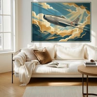 Image 6 of AERFER Sagittario II Stampa Fine Art in stile vintage 