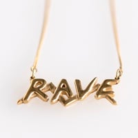 Image 2 of Rave Necklace (18ct Gold Plated)