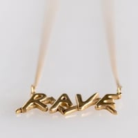 Image 1 of Rave Necklace (18ct Gold Plated)