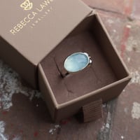 Image 1 of Aquamarine cluster ring