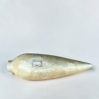 Image 10 of Vide-poche en nacre naturelle forme de feuille vintage 1970 Vide poche en nacre Capiz