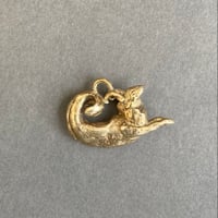 Image 5 of Baroque Sea-Goat with pearls and amethyst