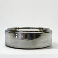 Image 8 of 25 cm  - Horloge LEPAUTE industrielle aluminium poli miroir - Pendule LEPAUTE f...