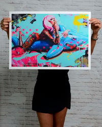 Image 1 of "SHARK GIRL II" Extremely Limited Edition Giclee Print