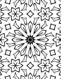 Image 3 of 20 Fun Abstract Coloring Pages, Digital Download, Coloring Book, Adult, Kids, Instant Download