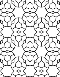 Image 5 of 20 Fun Abstract Coloring Pages, Digital Download, Coloring Book, Adult, Kids, Instant Download