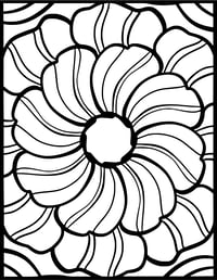 Image 7 of 20 Fun Abstract Coloring Pages, Digital Download, Coloring Book, Adult, Kids, Instant Download