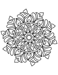 Image 10 of 20 Fun Abstract Coloring Pages, Digital Download, Coloring Book, Adult, Kids, Instant Download