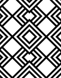 Image 11 of 20 Fun Abstract Coloring Pages, Digital Download, Coloring Book, Adult, Kids, Instant Download