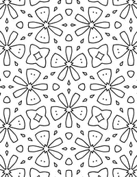 Image 15 of 20 Fun Abstract Coloring Pages, Digital Download, Coloring Book, Adult, Kids, Instant Download