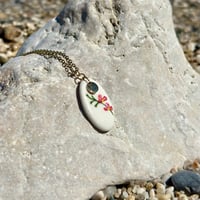 Image 1 of Collier Orchidée rose