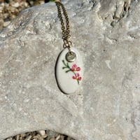 Image 2 of Collier Orchidée rose