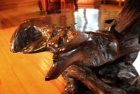 Image 3 of Spectacular Old Growth California Redwood Burl Table
