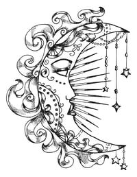 Image 2 of 20 Gothic Fantasy Coloring Pages, Digital Download, Coloring Book, Adult, Instant Download