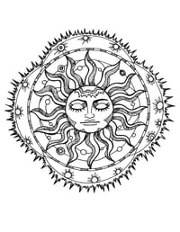 Image 12 of 20 Gothic Fantasy Coloring Pages, Digital Download, Coloring Book, Adult, Instant Download