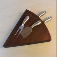 Image 3 of Cheese Block with Stainless Steel Knife Set