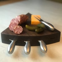 Image 5 of Cheese Block with Stainless Steel Knife Set