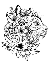 Image 4 of 20 Animal Coloring Pages, Digital Download, Coloring Book, Adult, Instant Download