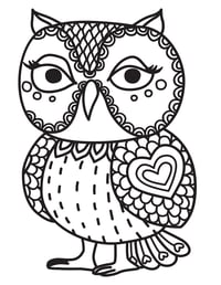 Image 6 of 20 Animal Coloring Pages, Digital Download, Coloring Book, Adult, Instant Download