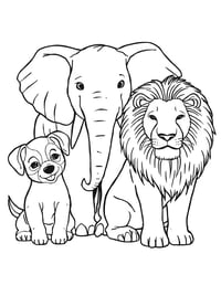 Image 12 of 20 Animal Coloring Pages, Digital Download, Coloring Book, Adult, Instant Download