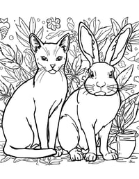 Image 16 of 20 Animal Coloring Pages, Digital Download, Coloring Book, Adult, Instant Download