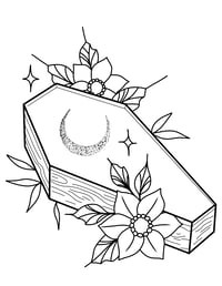 Image 10 of 20 Gothic Fantasy Coloring Pages, Digital Download, Coloring Book, Adult, Instant Download book 2