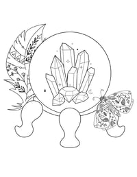 Image 11 of 20 Gothic Fantasy Coloring Pages, Digital Download, Coloring Book, Adult, Instant Download book 2