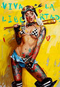 Image 3 of "VIVA LA LIBERTAD" Extremely Limited Edition Giclee Print