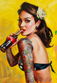 Image 2 of "PIN UP" Extremely Limited Edition Giclee Print