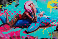 Image 2 of "SHARK GIRL II" Extremely Limited Edition Giclee Print