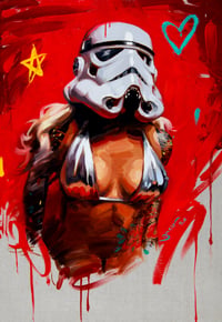 Image 2 of "I JUST WANNA DIE PRETTY!" Extremely Limited Edition Giclee Print