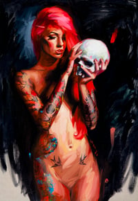 Image 2 of "SAY YOU'LL HAUNT ME" Extremely Limited Edition Giclee Print