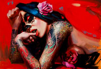 Image 2 of "CALAVERA'" Extremely Limited Edition Giclee Print