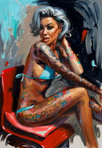 Image 3 of "YOU'LL NEVER SEE IT COMING" Extremely Limited Edition Giclee Print
