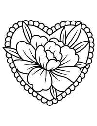 Image 3 of 20 Fun Hearts Coloring Pages, Digital Download, Coloring Book, Adult, Instant Download