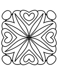 Image 8 of 20 Fun Hearts Coloring Pages, Digital Download, Coloring Book, Adult, Instant Download