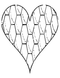 Image 9 of 20 Fun Hearts Coloring Pages, Digital Download, Coloring Book, Adult, Instant Download