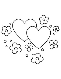 Image 13 of 20 Fun Hearts Coloring Pages, Digital Download, Coloring Book, Adult, Instant Download