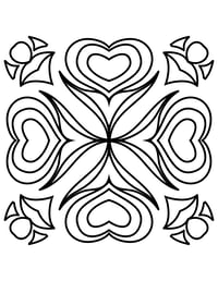 Image 15 of 20 Fun Hearts Coloring Pages, Digital Download, Coloring Book, Adult, Instant Download