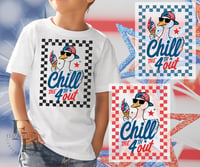 Chill the 4th Out Checkered 